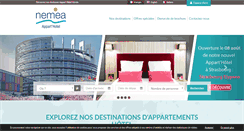 Desktop Screenshot of nemea-appart-hotel.com